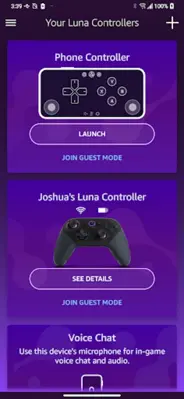 Luna Controller android App screenshot 0